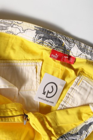 Дамски къс панталон PUMA, Размер S, Цвят Жълт, Цена 16,28 лв.