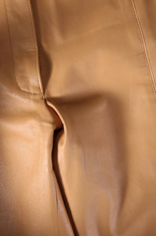 Damskie skórzane spodnie, Rozmiar XS, Kolor Beżowy, Cena 167,27 zł