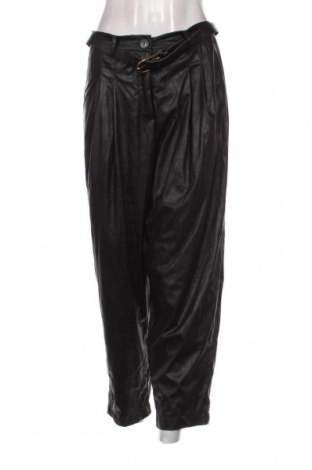 Дамски кожен панталон Alia, Размер M, Цвят Черен, Цена 9,57 лв.