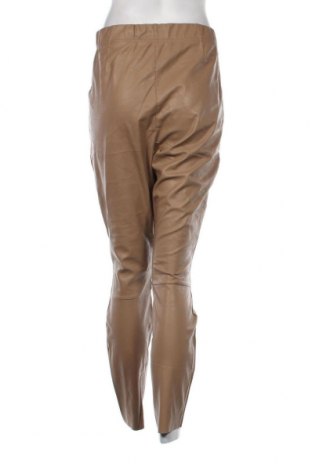 Γυναικείο παντελόνι δερμάτινο H&M, Μέγεθος XL, Χρώμα  Μπέζ, Τιμή 17,94 €