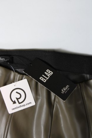 Γυναικείο παντελόνι δερμάτινο S.Oliver Black Label, Μέγεθος L, Χρώμα Πράσινο, Τιμή 75,26 €
