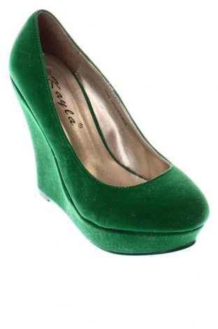 Дамски обувки Made In Italy, Размер 36, Цвят Зелен, Цена 11,70 лв.