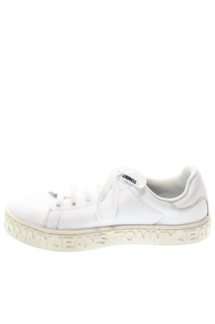 Γυναικεία παπούτσια Tommy Jeans, Μέγεθος 39, Χρώμα Λευκό, Τιμή 60,00 €