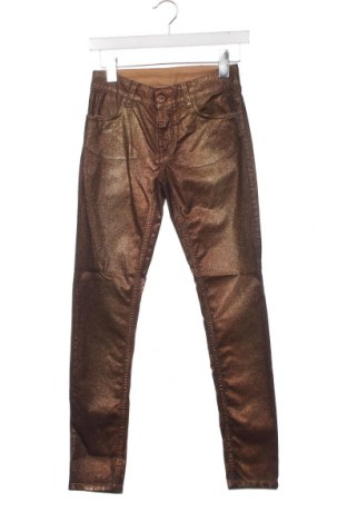 Dámské kalhoty , Velikost XS, Barva Zlatistá, Cena  180,00 Kč