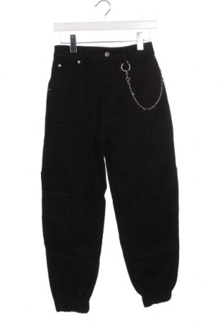 Дамски панталон Bershka, Размер XS, Цвят Черен, Цена 18,86 лв.