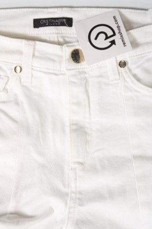 Γυναικείο παντελόνι CRISTINAEFFE, Μέγεθος S, Χρώμα Λευκό, Τιμή 98,45 €