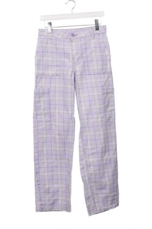 Дамски панталон H&M Divided, Размер XS, Цвят Лилав, Цена 8,70 лв.