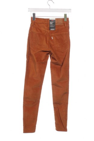 Дамски панталон Levi's, Размер XXS, Цвят Кафяв, Цена 20,44 лв.