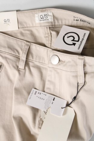 Γυναικείο παντελόνι Q/S by S.Oliver, Μέγεθος S, Χρώμα Εκρού, Τιμή 44,85 €