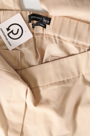 Dámské kalhoty  Reserved, Velikost XL, Barva Béžová, Cena  462,00 Kč