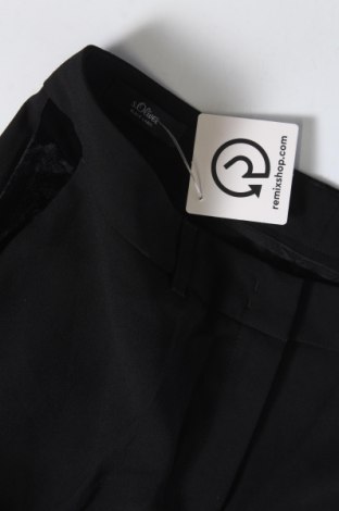 Дамски панталон S.Oliver Black Label, Размер M, Цвят Черен, Цена 146,00 лв.