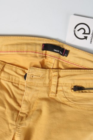 Γυναικείο παντελόνι Tally Weijl, Μέγεθος XS, Χρώμα Κίτρινο, Τιμή 2,67 €