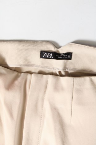 Дамски панталон Zara, Размер L, Цвят Бежов, Цена 26,00 лв.