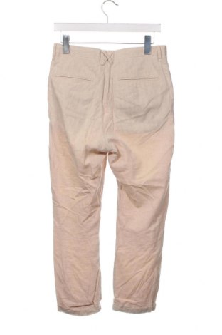 Дамски панталон Zara Man, Размер S, Цвят Бежов, Цена 6,00 лв.