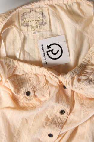 Γυναικείο αμάνικο μπλουζάκι Jennyfer, Μέγεθος M, Χρώμα  Μπέζ, Τιμή 5,01 €