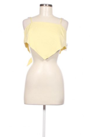 Γυναικείο αμάνικο μπλουζάκι Collusion, Μέγεθος M, Χρώμα Κίτρινο, Τιμή 4,45 €