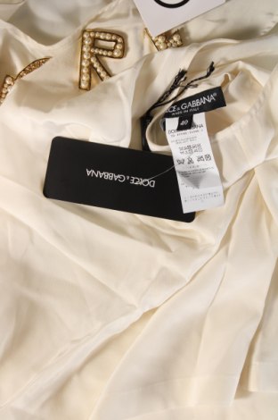 Γυναικείο αμάνικο μπλουζάκι Dolce & Gabbana, Μέγεθος M, Χρώμα  Μπέζ, Τιμή 204,05 €