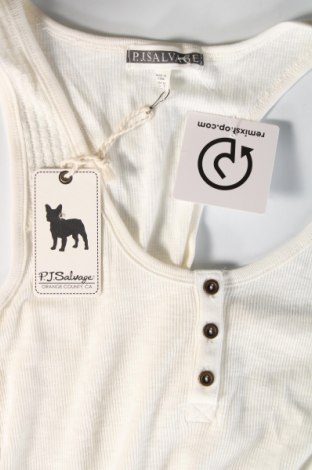 Γυναικείο αμάνικο μπλουζάκι P.J. Salvage, Μέγεθος XS, Χρώμα Λευκό, Τιμή 29,90 €
