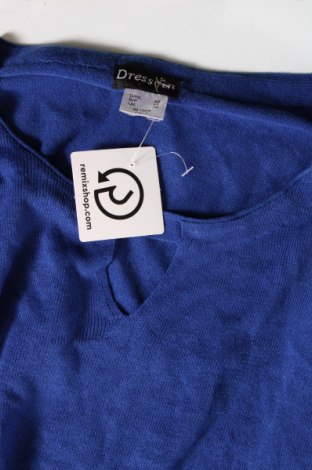 Дамски пуловер, Размер L, Цвят Син, Цена 9,86 лв.