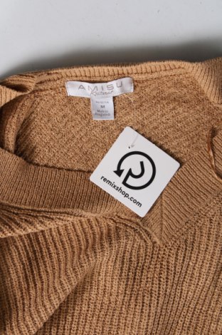 Γυναικείο πουλόβερ Amisu, Μέγεθος M, Χρώμα  Μπέζ, Τιμή 4,49 €