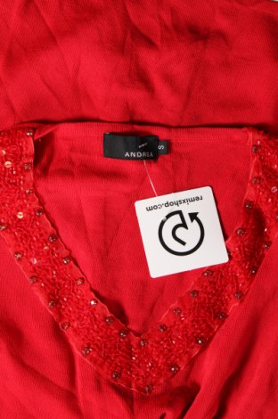Γυναικείο πουλόβερ Andrea, Μέγεθος S, Χρώμα Κόκκινο, Τιμή 4,49 €