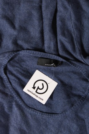 Дамски пуловер Andrea, Размер L, Цвят Син, Цена 9,86 лв.