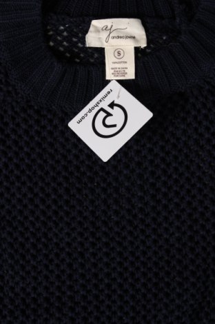 Дамски пуловер Andrea Jovine, Размер S, Цвят Син, Цена 3,77 лв.