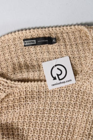Дамски пуловер B.Young, Размер XL, Цвят Бежов, Цена 7,68 лв.