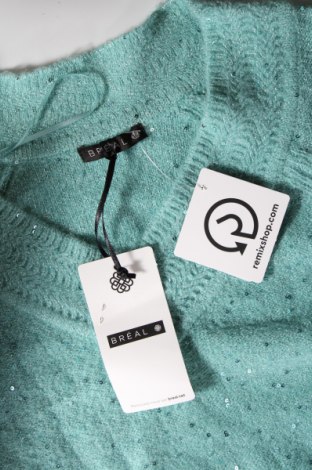 Дамски пуловер Breal, Размер M, Цвят Син, Цена 39,15 лв.