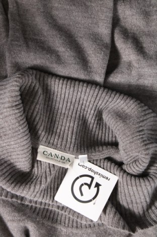 Дамски пуловер Canda, Размер L, Цвят Сив, Цена 10,15 лв.
