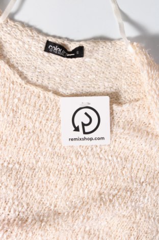 Дамски пуловер Colours Of The World, Размер S, Цвят Екрю, Цена 9,28 лв.