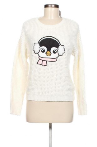 Γυναικείο πουλόβερ Fb Sister, Μέγεθος S, Χρώμα Εκρού, Τιμή 4,49 €