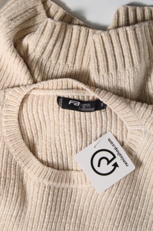 Γυναικείο πουλόβερ Fb Sister, Μέγεθος S, Χρώμα  Μπέζ, Τιμή 4,49 €