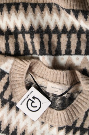 Дамски пуловер Free Quent, Размер XL, Цвят Бежов, Цена 10,15 лв.