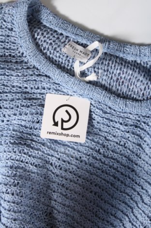 Дамски пуловер Fresh Made, Размер L, Цвят Син, Цена 21,75 лв.