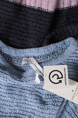 Дамски пуловер Fresh Made, Размер XL, Цвят Син, Цена 21,75 лв.