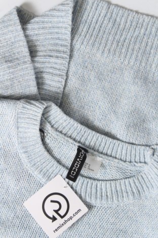 Дамски пуловер H&M Divided, Размер M, Цвят Син, Цена 13,34 лв.