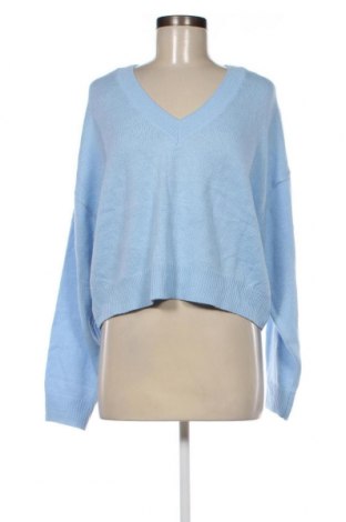 Дамски пуловер H&M Divided, Размер L, Цвят Син, Цена 7,83 лв.