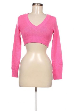 Дамски пуловер H&M Divided, Размер XXS, Цвят Розов, Цена 9,86 лв.