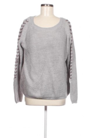 Дамски пуловер Jean Pascale, Размер M, Цвят Сив, Цена 9,28 лв.