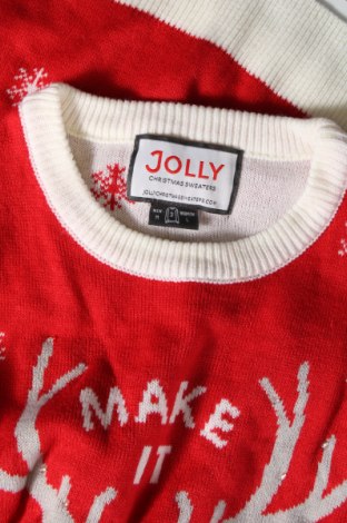 Γυναικείο πουλόβερ Jolly, Μέγεθος L, Χρώμα Κόκκινο, Τιμή 4,49 €