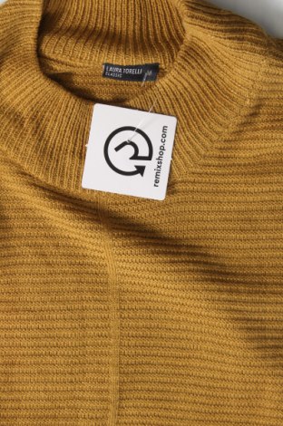 Дамски пуловер Laura Torelli, Размер M, Цвят Зелен, Цена 9,28 лв.