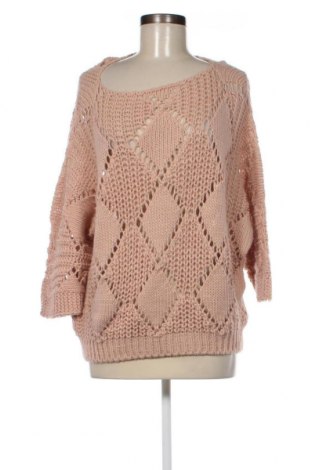 Дамски пуловер Made In Italy, Размер M, Цвят Розов, Цена 7,25 лв.