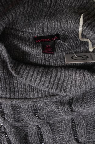 Γυναικείο πουλόβερ Material Girl, Μέγεθος XS, Χρώμα Γκρί, Τιμή 4,49 €