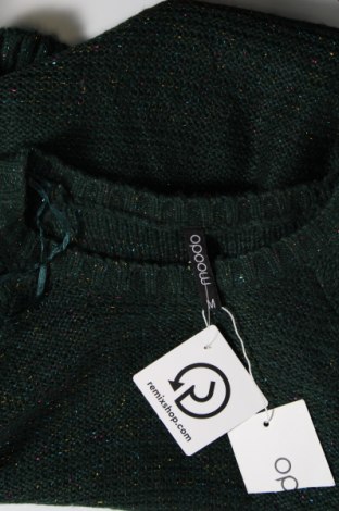 Дамски пуловер Moodo, Размер M, Цвят Зелен, Цена 21,75 лв.