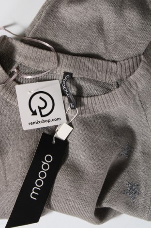 Дамски пуловер Moodo, Размер XS, Цвят Сив, Цена 21,75 лв.