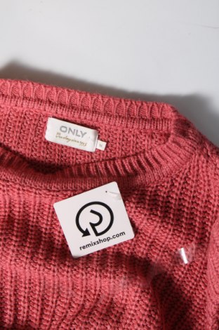 Дамски пуловер ONLY, Размер M, Цвят Розов, Цена 8,40 лв.