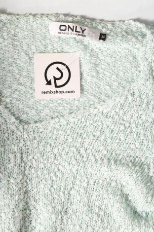Дамски пуловер ONLY, Размер M, Цвят Зелен, Цена 6,40 лв.