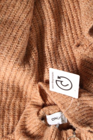 Дамски пуловер ONLY, Размер XS, Цвят Кафяв, Цена 7,60 лв.