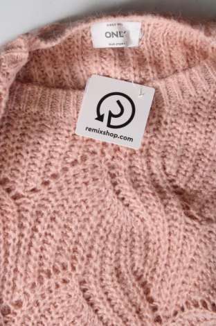 Дамски пуловер ONLY, Размер L, Цвят Розов, Цена 8,20 лв.